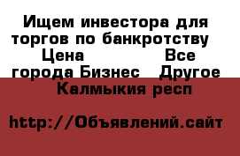 Ищем инвестора для торгов по банкротству. › Цена ­ 100 000 - Все города Бизнес » Другое   . Калмыкия респ.